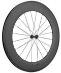 Pro Grade 700C Carbon Clincher Front Wheel For Road Bikes Ride Ready Ultralight Full Carbon Fiber EN Quality Tested Tubeless Ready One Piece Wheel Customizable To Fit Your Ride