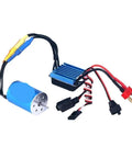 Waterproof 2435 4500KV 4800KV 6100KV Brushless Motor with 25A ESC for drones, featuring cables and connectors, displayed on a white background.