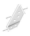 4 Pack Stainless Steel Angle Brackets Thickened Design Heavy Duty Triangle Corner Supports with Screws for Shelves and Cabinets