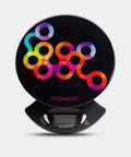 Hair Color Scale For Salon And Kitchen Digital Scale For Hair Color Accurate 11 lb capacity, black with colorful design