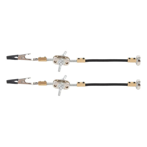 Super Handy Helping Hands Clamp Kit With Flexible Alloy Steel Arms And Rock Strong Magnetic Base For Precise Electronics Soldering, Jewelry Fixing And DIY Repair Projects Anywhere On Your Shop Bench showing flexible arms and clamps.
