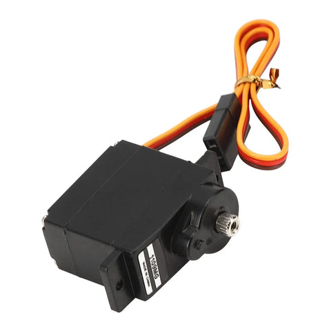 Badass 10g Metal Gear Micro Servo Featuring Solid Core Motor And Lightning Fast Digital Response For 450 Rc Helicopter Builds And Tight Control Upgrades That Go Hard On The Field, showing motor, gears, and wires.