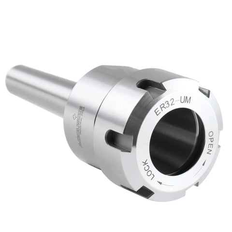 MT2 Shank ER32 Chuck Kit With Eleven Collets From One Eighth To Three Quarter Inch Increments In Sixteenth Inch Morse Taper Collet System Pro Grade Alloy Steel 0.0005 Inch Accuracy For End Mills Drills Reamers, ER32-UM chuck