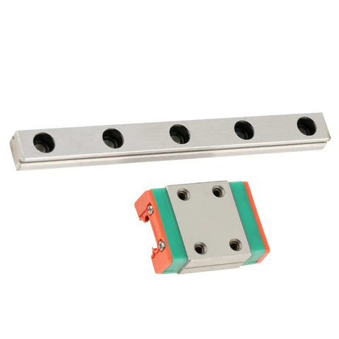 Miniature Linear Rail And Slider Set 7mm Wide With 70mm Travel High Precision Linear Motion Guide For Small Projects on white background