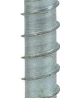 Workhorse Heavy-Duty Screw Anchor For Concrete 0.5 Inch By 3 Inch Hex Washer Head Zinc Plated for sill plates and post bases