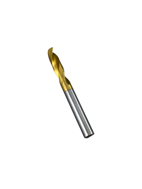 Pro Grade 8mm Spot Weld Drill Bit 80mm Length Cobalt High Speed Steel With Titanium Nitride Coating German Made