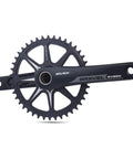 Gravel Grinder Bike Crankset 170mm Hollow Integrated 42T Single Chainring Direct Mount With Bottom Bracket For Off Road MTB 10/11 Speed Compat.