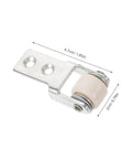 Smooth As Butter Sliding Door Roller Track Guide Wheels 6 Pack Heavy Duty nylon roller with metal bracket for sliding doors