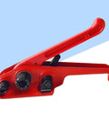 Manual Pet Strap Tensioner Tool With Palm Grip Handles Lightweight Portable Design Durable Steel Frame Quick Seal Fastener for sealing boxes