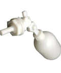 1/4 Inch Tube Float Valve Kit For RO Water System And Reverse Osmosis Water Filter DIY Friendly Push In To Connect Pipe Hose Tube Fittings CCK Ball Valve With 15 Feet Pipe Leak Free BPA Free Blue white plastic float valve for RO tank fill control