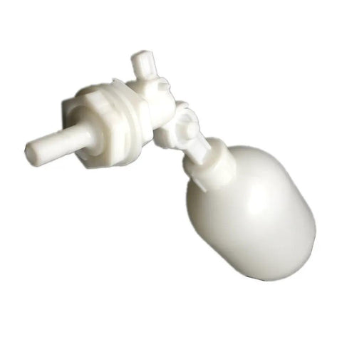 1/4 Inch Tube Float Valve Kit For RO Water System And Reverse Osmosis Water Filter DIY Friendly Push In To Connect Pipe Hose Tube Fittings CCK Ball Valve With 15 Feet Pipe Leak Free BPA Free Blue white plastic float valve for RO tank fill control