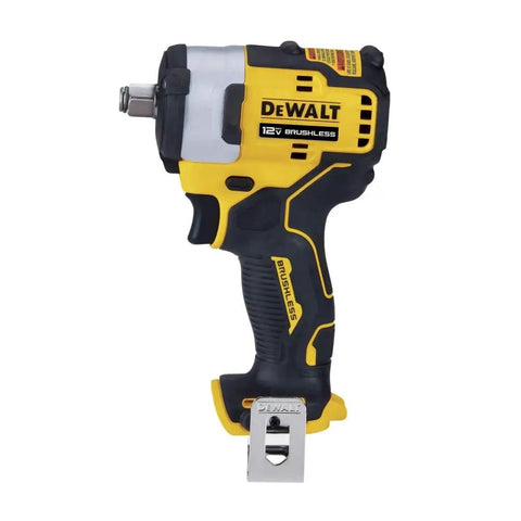 Xtreme 12V Max Brushless One Half Inch Cordless Impact Wrench Tool Only side view showing compact design