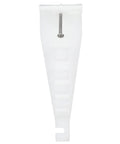 3M Stak-It Cable Furring Strip Stacker SIFS-1 Pack Of 25, white plastic clip with screw for wire organization and routing.