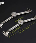 1 pc of 2 Pack Lift Up Cabinet Struts for Doors and Cupboards, Hydraulic Lid Stay Hinges, Durable Steel, Easy Install