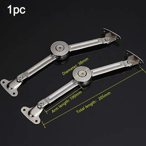 1 pc of 2 Pack Lift Up Cabinet Struts for Doors and Cupboards, Hydraulic Lid Stay Hinges, Durable Steel, Easy Install