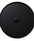 1-3/8 Inch Fine Thread Twist And Close Bathtub Drain Trim With One Hole Overflow Faceplate Matte Black 1 Pack Replacement Kit For Easy Install And No-Fuss Reliable Seal