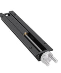 Tough Workbench Tail Vise Aluminum Alloy Table End Mount, 110mm stroke, smooth stainless threads for woodworking.