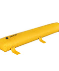 Pro Grade Flood Barrier System For Home Protection, Easy Fill Sandbag Alternative, yellow PVC water diversion tube