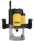Robust 15 Amp Corded Plunge Router Equipped With Built In Led And Spindle Lock for precise edge finishing.