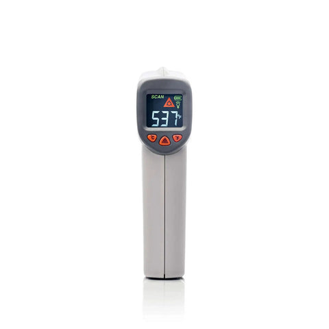 No Touch Infrared Thermometer For Cooking And BBQ Laser Temperature Gun With Digital Display Quick Readouts front view