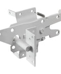 Self Closing Vinyl Fence Gate Hardware Kit White Includes Two Hinges And One Latch With Screws For PVC Fencing Adjustable Gate Gap