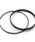 Hydraulic cylinder seal kit for 4.5 in bore x 1.75 in rod; black seal ring and two steel rings