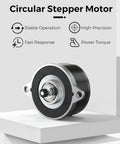 K1 Series Extruder Stepper Motor 1.8 Degree Step Angle 0.8A 12 Tooth Gear Circular Shaft Drop In Replacement