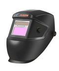 True Color Solar Powered Auto Darkening Welding Helmet With Wide Shade Range 4 To 5 And 9 To 13 For TIG MIG ARC Welding And Grinding Black