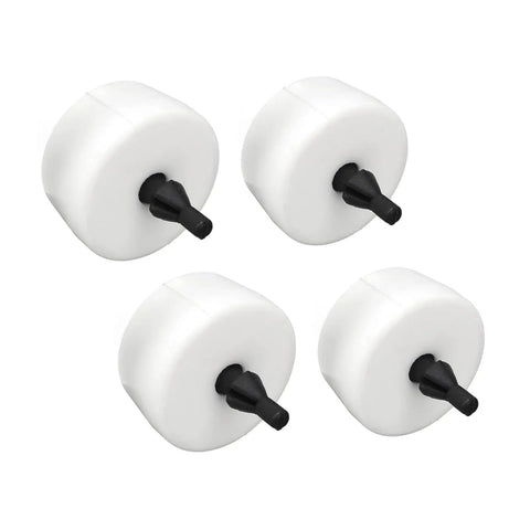 Ultimate Set Of 4 Heavy Duty Leaf Spring Bumpers To Slash Vibration And Boost Ride Comfort With Rubber Buffer Stops Perfect For 2003-2015 Models, white rubber bumpers