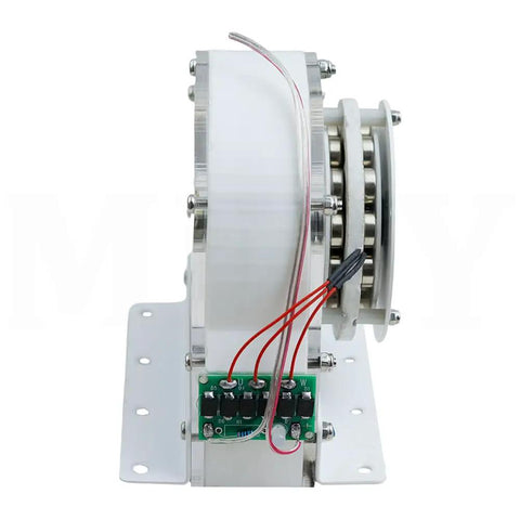 DIY High Efficiency Water Turbine Kit For Home Power Generation With Pelton Style Impact Wheel Buckets And Durable Acrylic Shell close-up view