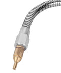 Pro Grade Cnc Coolant Mist Sprayer With Slick Adjust Nozzle For Lathes Mills Woodworking And Machining close-up of adjustable nozzle and flexible tube.
