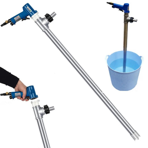 JBGYNU Pneumatic Drum Pump For Oil Transfer Stainless Steel Chemical Handling Large Flow 50-80L Per Minute Diesel Gasoline Corrosive liquids Quick And Easy Operation Reliable Performance