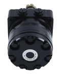 Close-up of Hydraulic Wheel Motor Replacement 2188126-01 in black for Bobcat, John Deere, Great Dane, and Scag mowers.