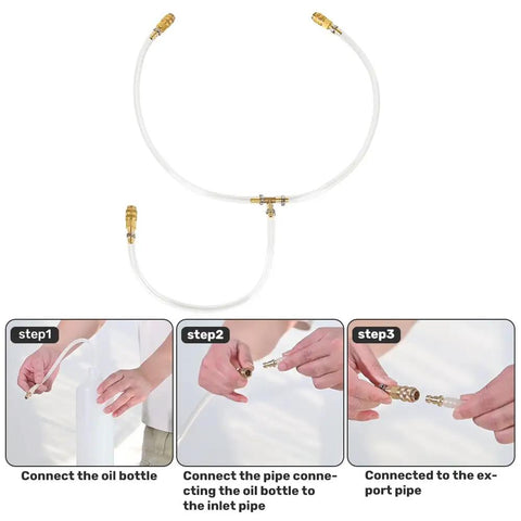 Get Your Boat Steering Smooth With This 30 Inch Hydraulic Bleed Kit. Brass fittings and clear tube for easy connection steps.