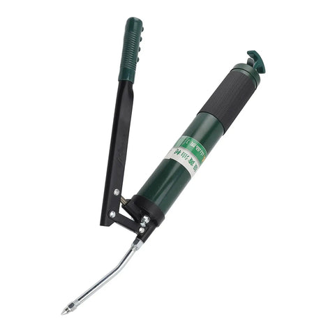 Beefy Heavy Duty Manual Grease Gun With Lever Action For Precise Flow Control And High Capacity Lubrication, angled view