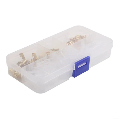 Kick-Start Your Electrical Projects With This Awesome Female Spade Terminal Kit Featuring Reliable Copper Connectors In 2.8mm 4.8mm And 6.3mm Sizes Plus Insulation Sleeves Perfect For AWG 18-14 Wire Auto And Audio Gear That Really Pops, plastic organizer box