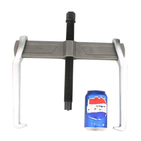 MANNIFEN 14-inch 2-jaw gear puller with steel body and adjustable center bolt for external and internal gear removal