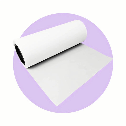 DTF Transfer Film L1800 For Sublimation And DTF Inkjet Printers A3 Roll 13 Inch By 328 Feet Heat Transfer Paper unrolled on purple
