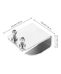 Gear Linkage Clip Repair Kit For Automotive Use Durable Cable Clip Replacement Tool For Car Enthusiasts And Pro Mechanics Easy Fit And Reliable Gearbox Linkage Fix In Silver Finish, 4.6x3.6x3.1 cm silver iron