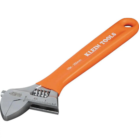 Adjustable Wrench Set With Extra Capacity 10 Inch Forged Alloy Steel Wrenches Dipped Handles For Extra Grip Heavy Duty Build