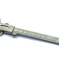Handy Dual Metric And Imperial Vernier Caliper Stainless Steel Measuring Tool 0 To 125 Millimeters And 0 To 5 Inches on white background