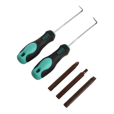 7 Piece Washing Machine Disassembly Tool Kit With Retractors, Disassembly Wrench, Chrome Vanadium Drill Bits And Three Prong Socket Wrench