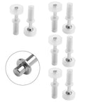 Closet And Folding Door Hardware Kit With Top Pivot And Guide Wheel, Tough As Nails Bifold Door Repair Set, steel and plastic