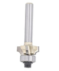 Heavy Duty Jiawu 1/4 Inch Shank Corner Round Router Bit 4 Flute Carbide For Woodworking Projects, sharp carbide cutter for smooth edges.