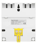 Back view of Three Phase 380V Digital LCD Timer Switch With Weekly Programmable Relay For Motors And Industrial Equipment