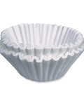 Commercial Coffee Filters For 12 Cup Brewers Barista Grade Basket Style White 250 Count Per Pack Fits Most Machines Easy Drop In Replacement