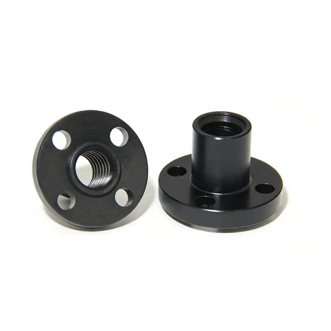TR8x2 POM Lead Screw Nut Set Black Plastic 8mm Diameter, 2mm Pitch, 2mm Lead For 3D Printer And CNC Machine Parts