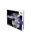 Space Weather Station Water Cycle Simulator Kit with satellite and learning booklet, STEM toy for climate education.