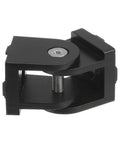 Four Pack 180 Degree Adjustable Pivot Joint Connectors For 3030 Aluminum Extrusion Profiles, Die Cast Aluminum, 8mm Aperture, Flexible Living Hinge Black Matte Heavy Duty, 3030 joint close-up