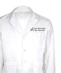 Personalized Embroidered Lab Coat With Name And Title For Medical Pros And Scientists Premium Quality Comfortable Fit White Unisex Size Large Everyday Wear
